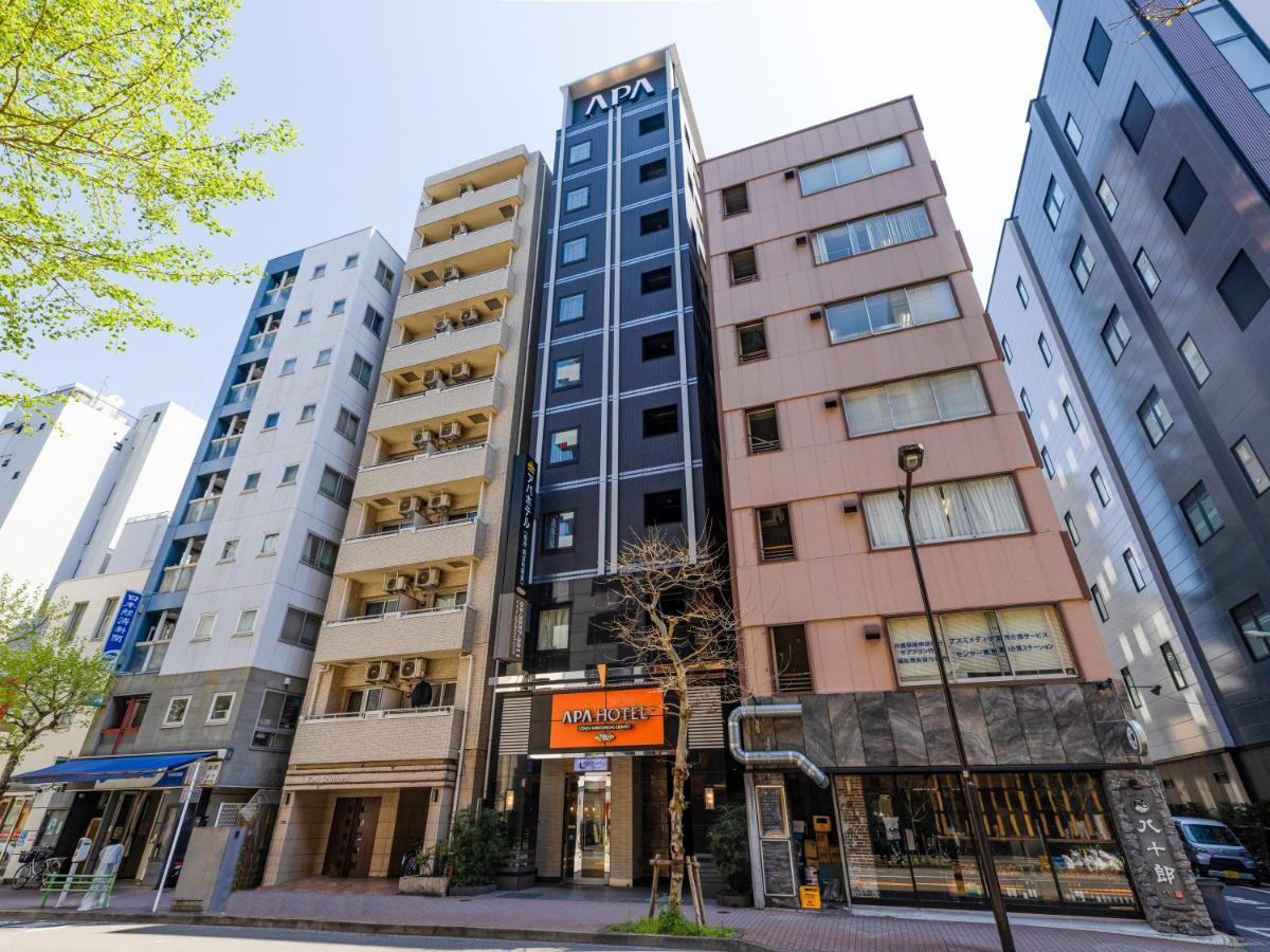 Apa Hotel Ginza Shintomicho Ekimae Tokyo prefektur Exteriör bild